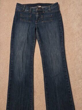 Boston Proper Hip HuggerJeans in Dark Wash size 8